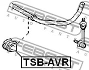 Фото 1 TSB-AVR FEBEST Опора, стабилизатор