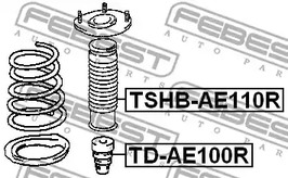 Фото 1 TSHB-AE110R FEBEST Защитный колпак / пыльник, амортизатор