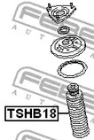 Фото 1 TSHB18 FEBEST Защитный колпак / пыльник, амортизатор