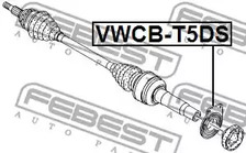 Фото 1 VWCB-T5DS FEBEST Подшипник полуоси