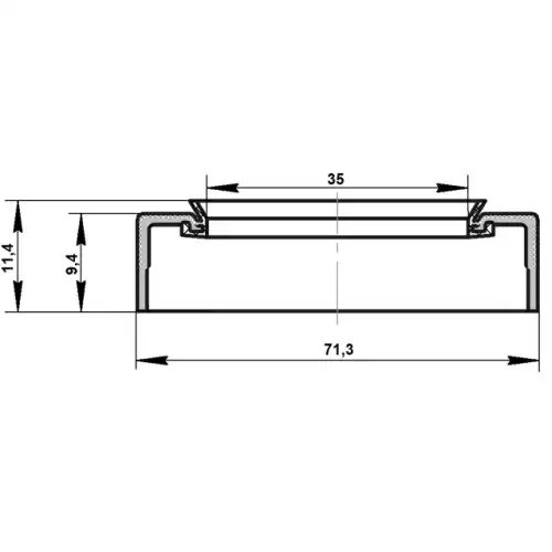 Сальник штока кпп 35x71.3x9.4x11.4 FEBEST 95AES-35710911X