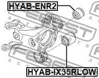 Сайлентблок FEBEST HYABIX35RLOW