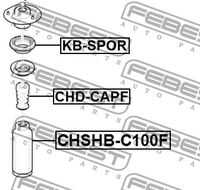 KBSPOR FEBEST Подшипник