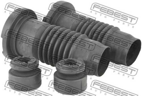 Mzshb-ghf-kit пыльник переднего амортизатора с отбойником комплект FEBEST MZSHB-GHF-KIT