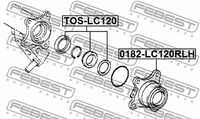 Ремкомплект ступицы FEBEST TOS-LC120