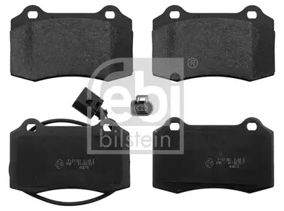 Комплект тормозных колодок дискового тормоза FEBI BILSTEIN 116208