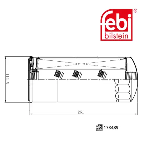 173489 фильтр масляный FEBI BILSTEIN 173489