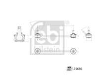 Стойка стабилизатора FEBI BILSTEIN 175656