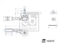 Наконечник рулевой FEBI BILSTEIN 183070