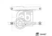 Рычаг подвески FEBI BILSTEIN 184487