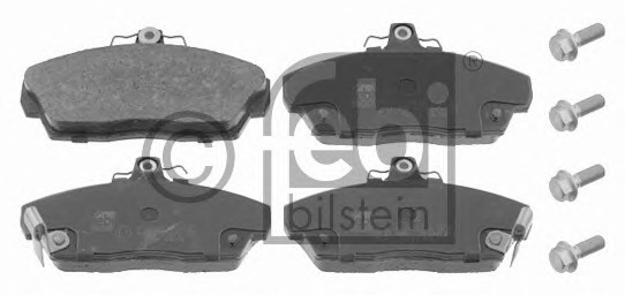 Комплект тормозных колодок дисковый тормоз FEBI BILSTEIN 16114