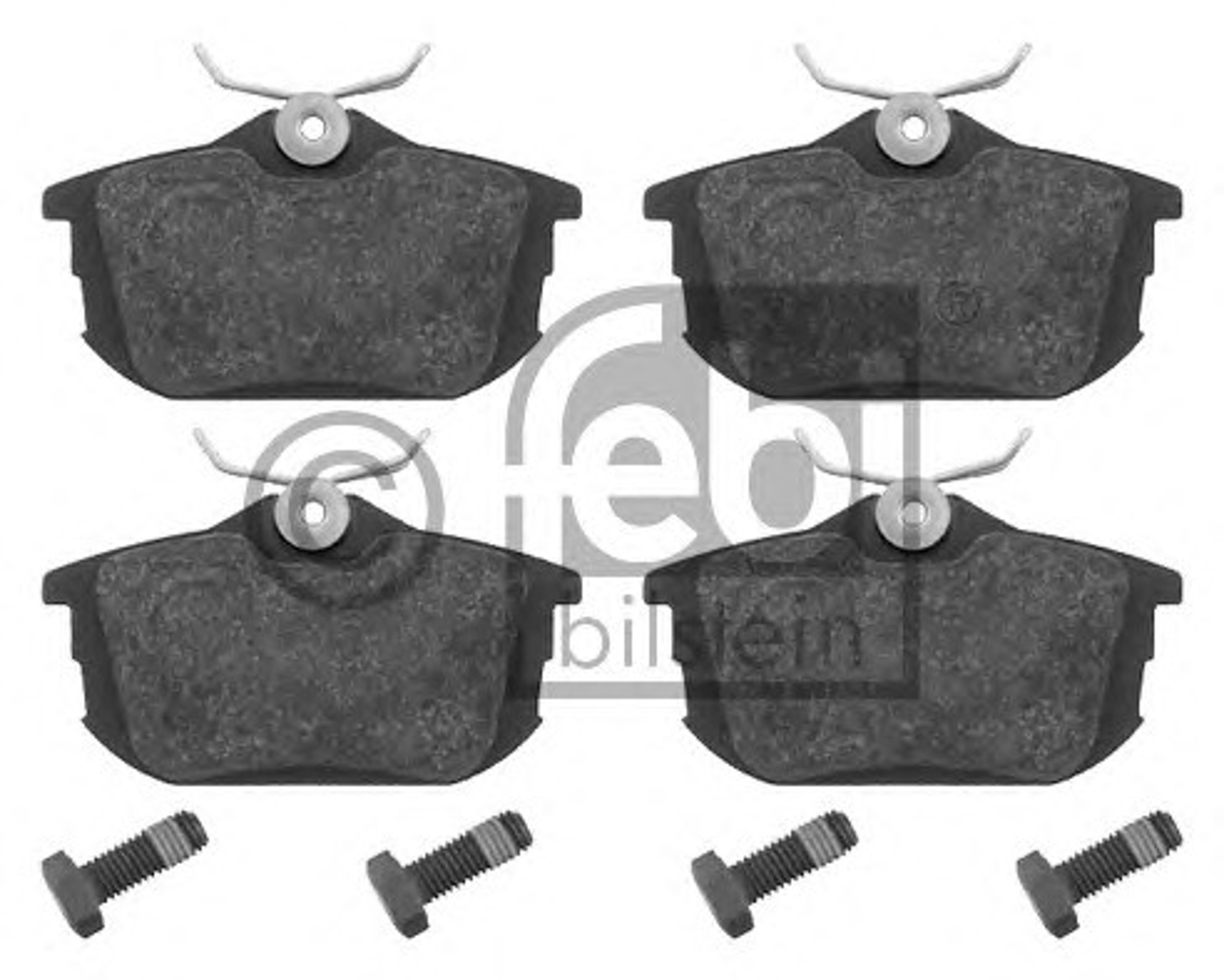 Комплект тормозных колодок дисковый тормоз FEBI BILSTEIN 16207