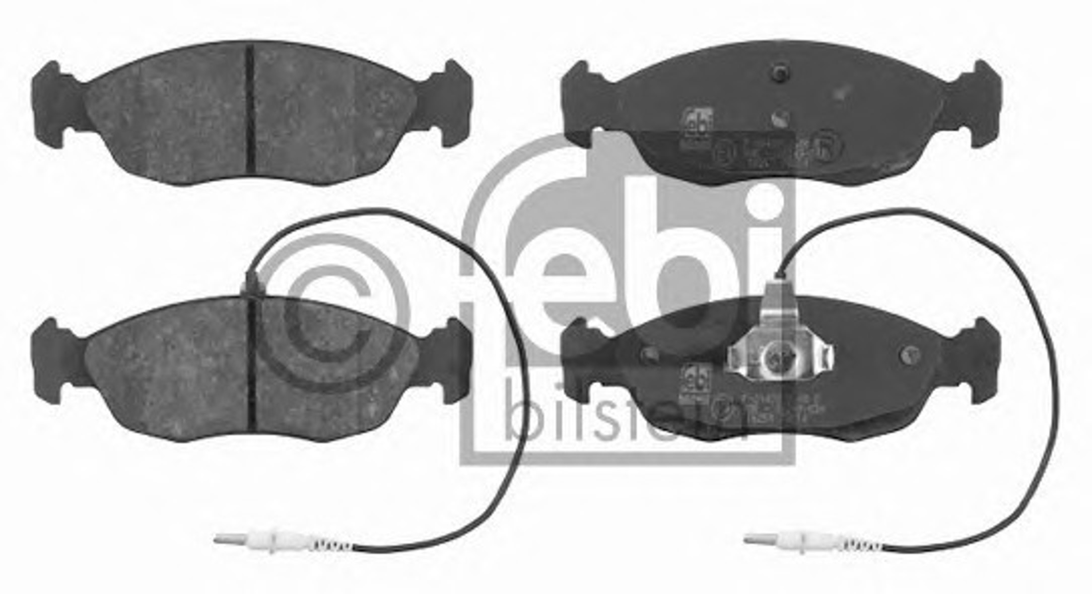 Колодки тормозные дисковые FEBI BILSTEIN 16259