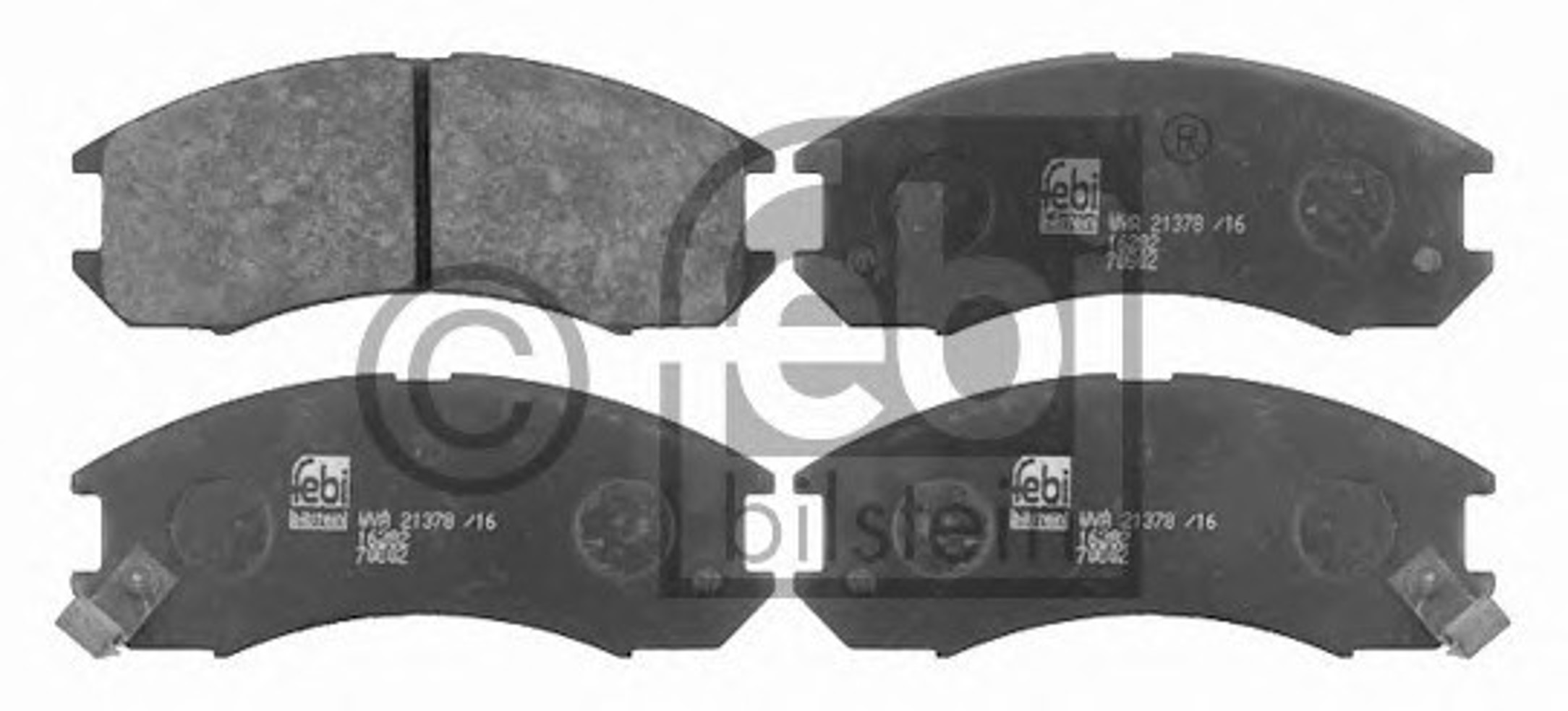 Колодки тормозные дисковые FEBI BILSTEIN 16282