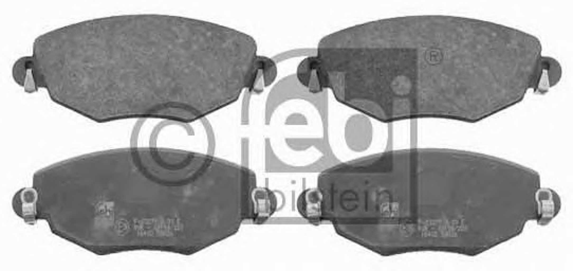Колодки тормозные дисковые FEBI BILSTEIN 16402