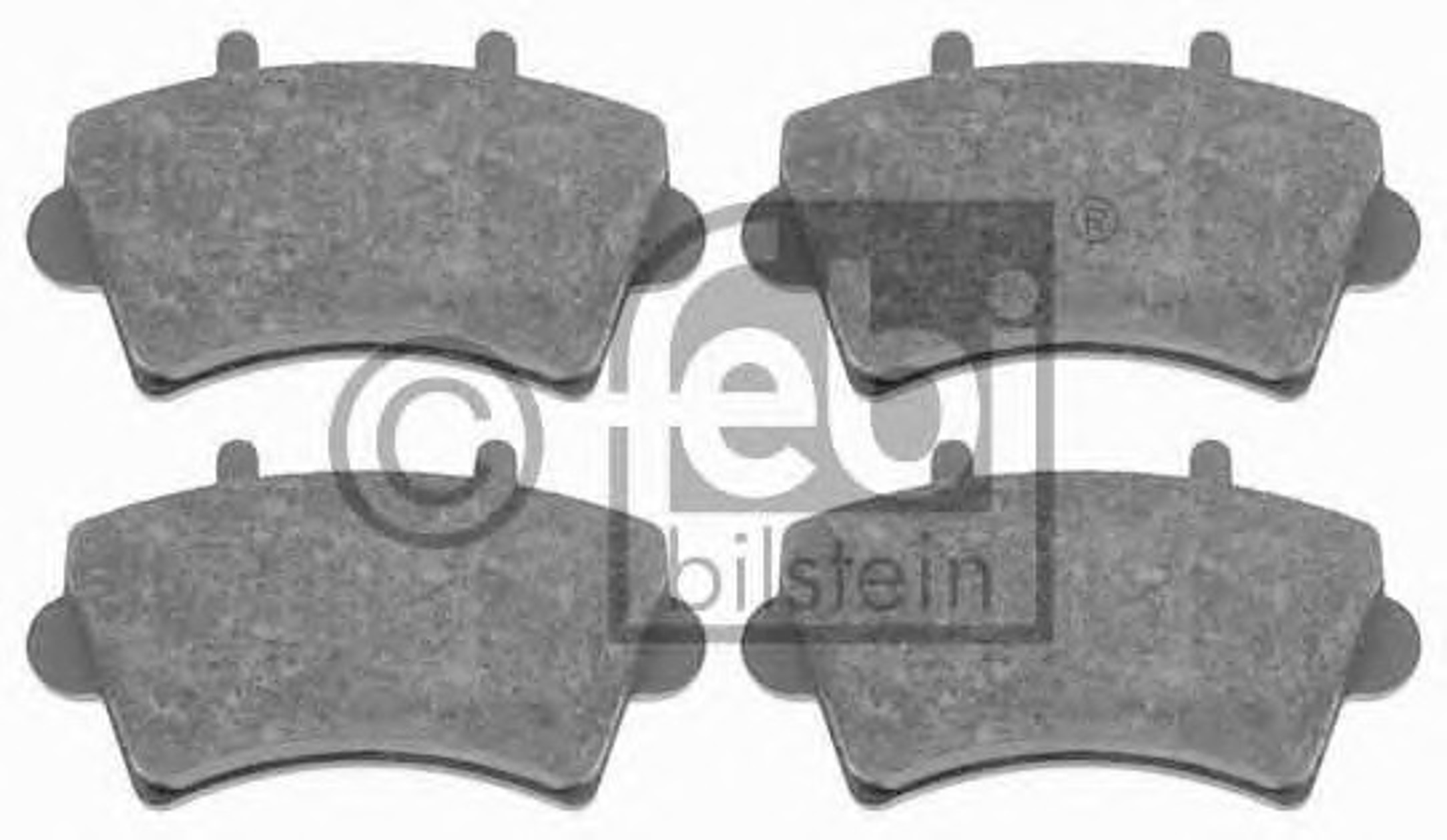 Комплект тормозных колодок дисковый тормоз FEBI BILSTEIN 16495