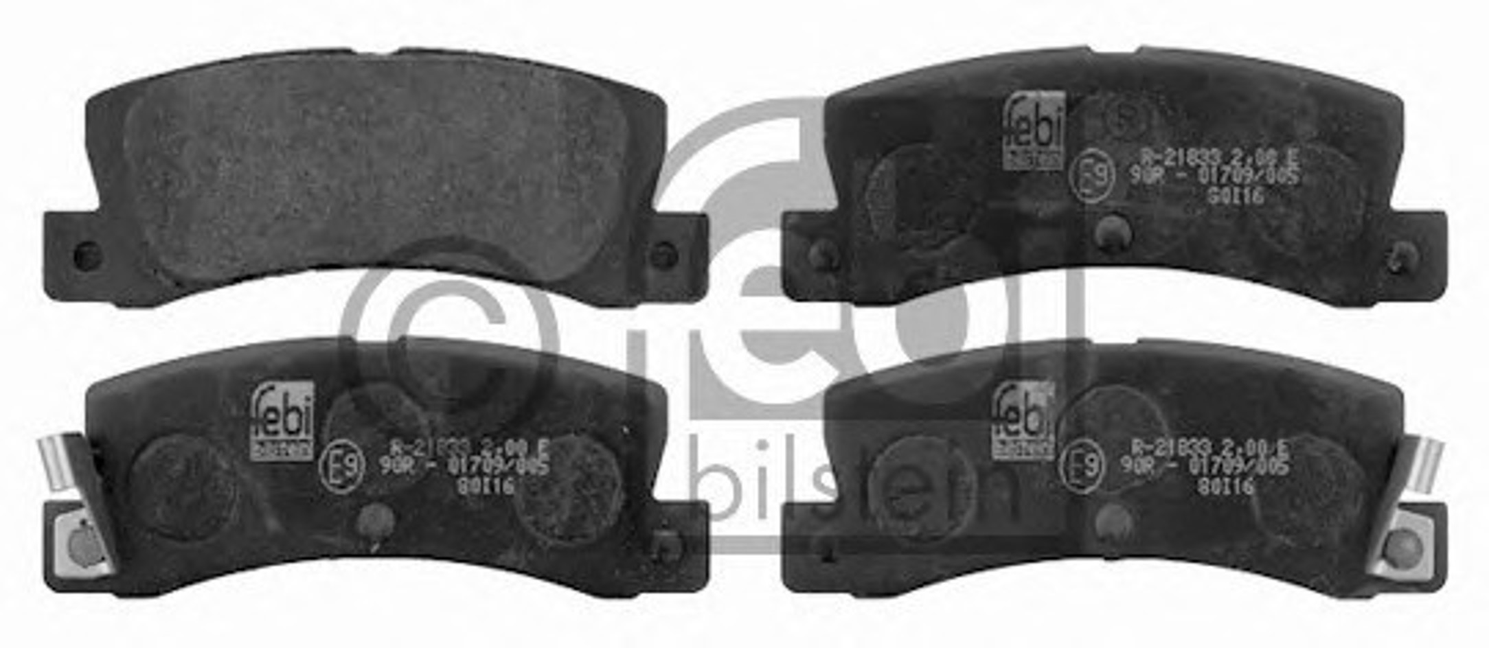 Колодки тормозные дисковые FEBI BILSTEIN 16580