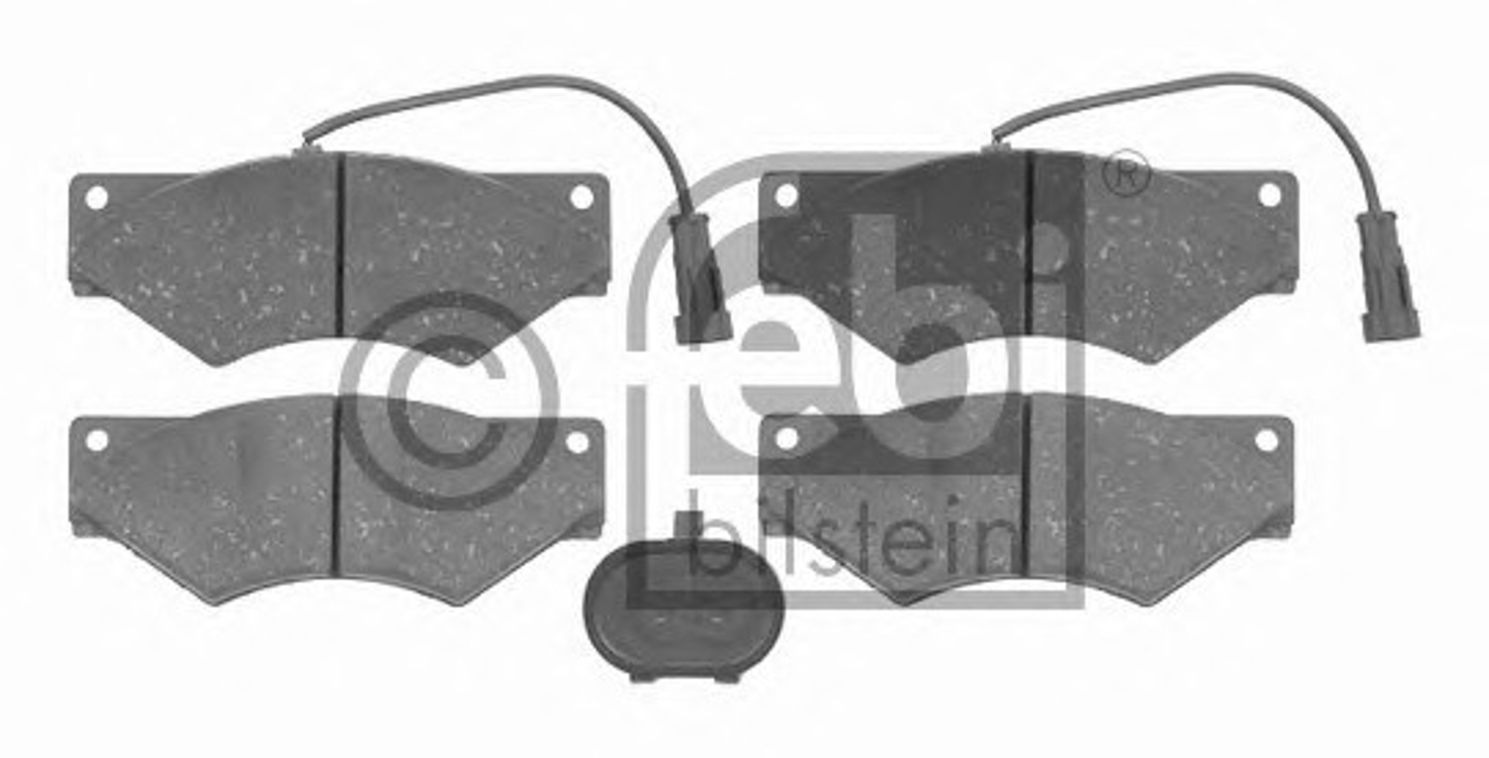 Колодки тормозные дисковые FEBI BILSTEIN 16599
