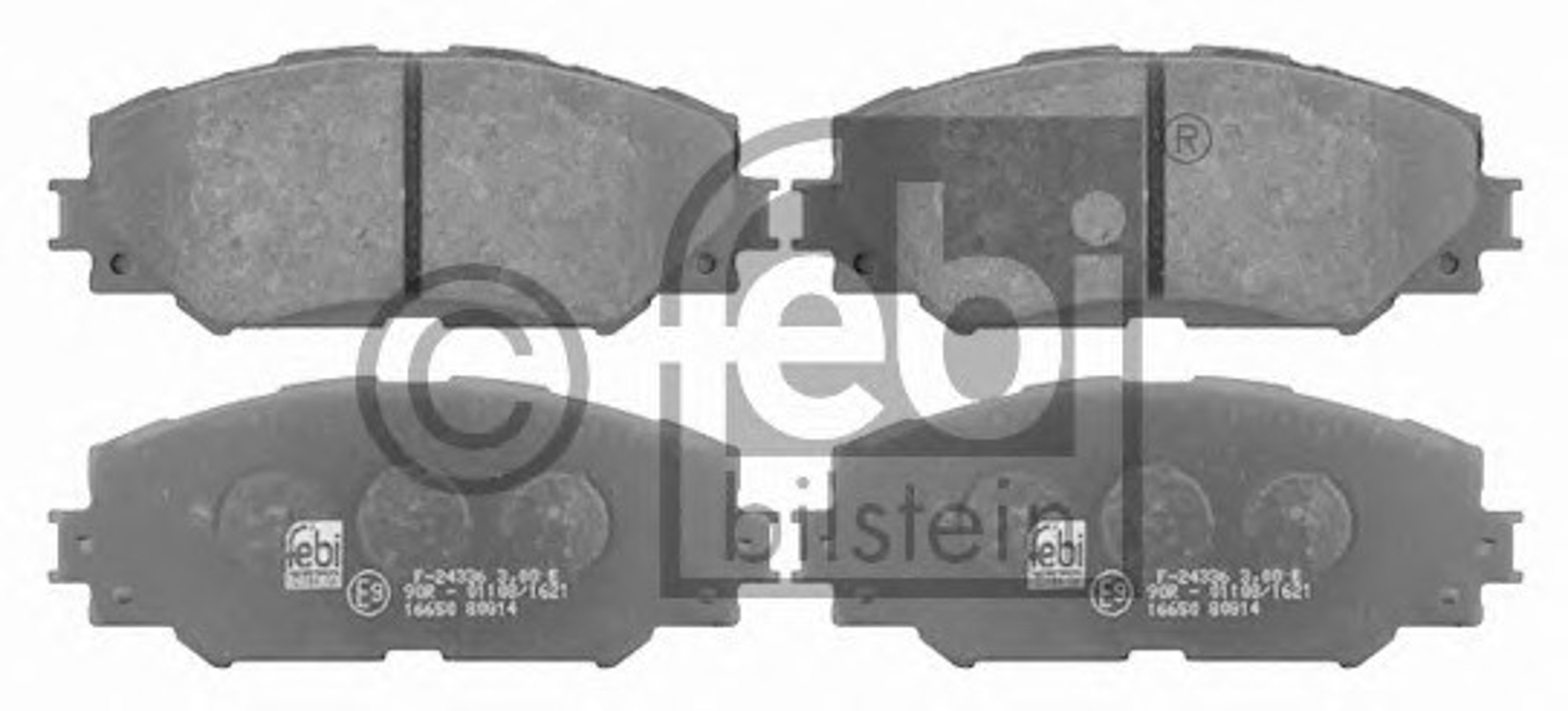 Колодки тормозные дисковые FEBI BILSTEIN 16650