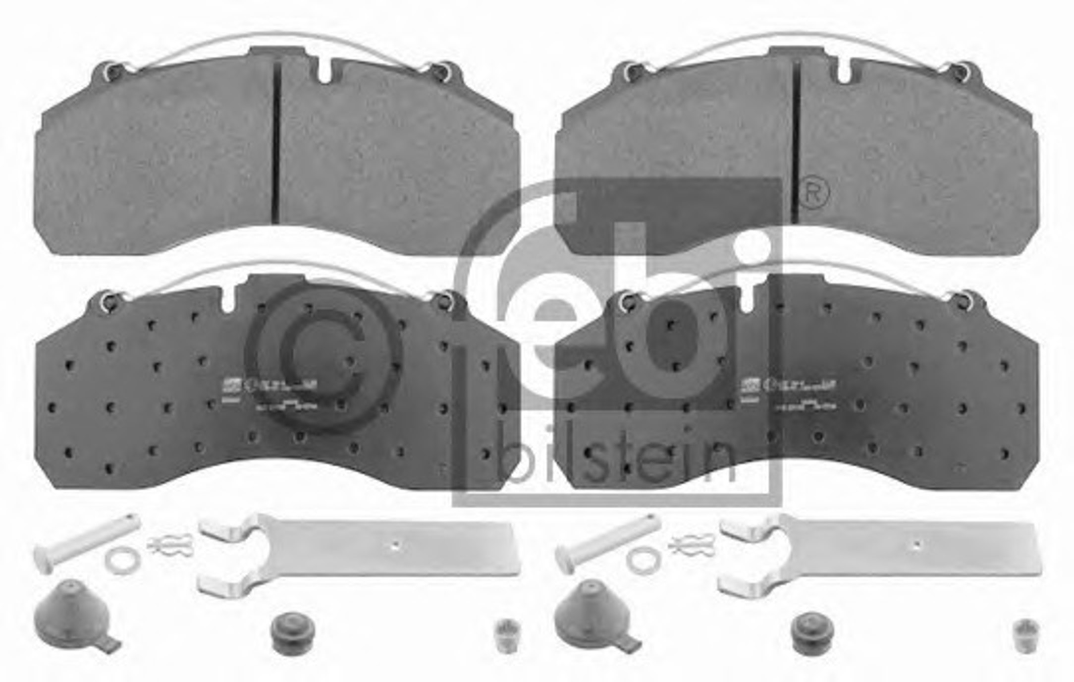 16666 FEBI BILSTEIN Колодки тормозные дисковые