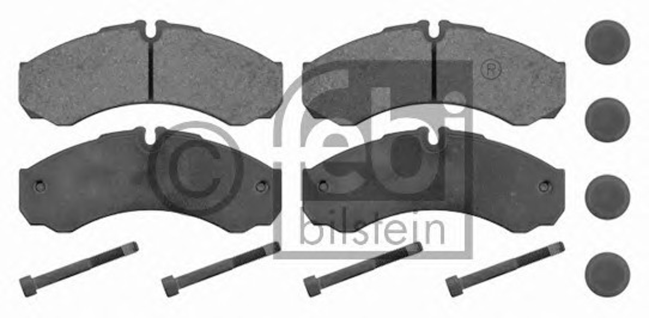Колодки тормозные дисковые FEBI BILSTEIN 16704