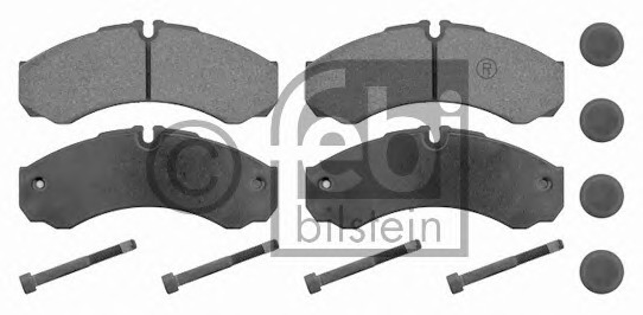 16705 FEBI BILSTEIN Колодки тормозные дисковые