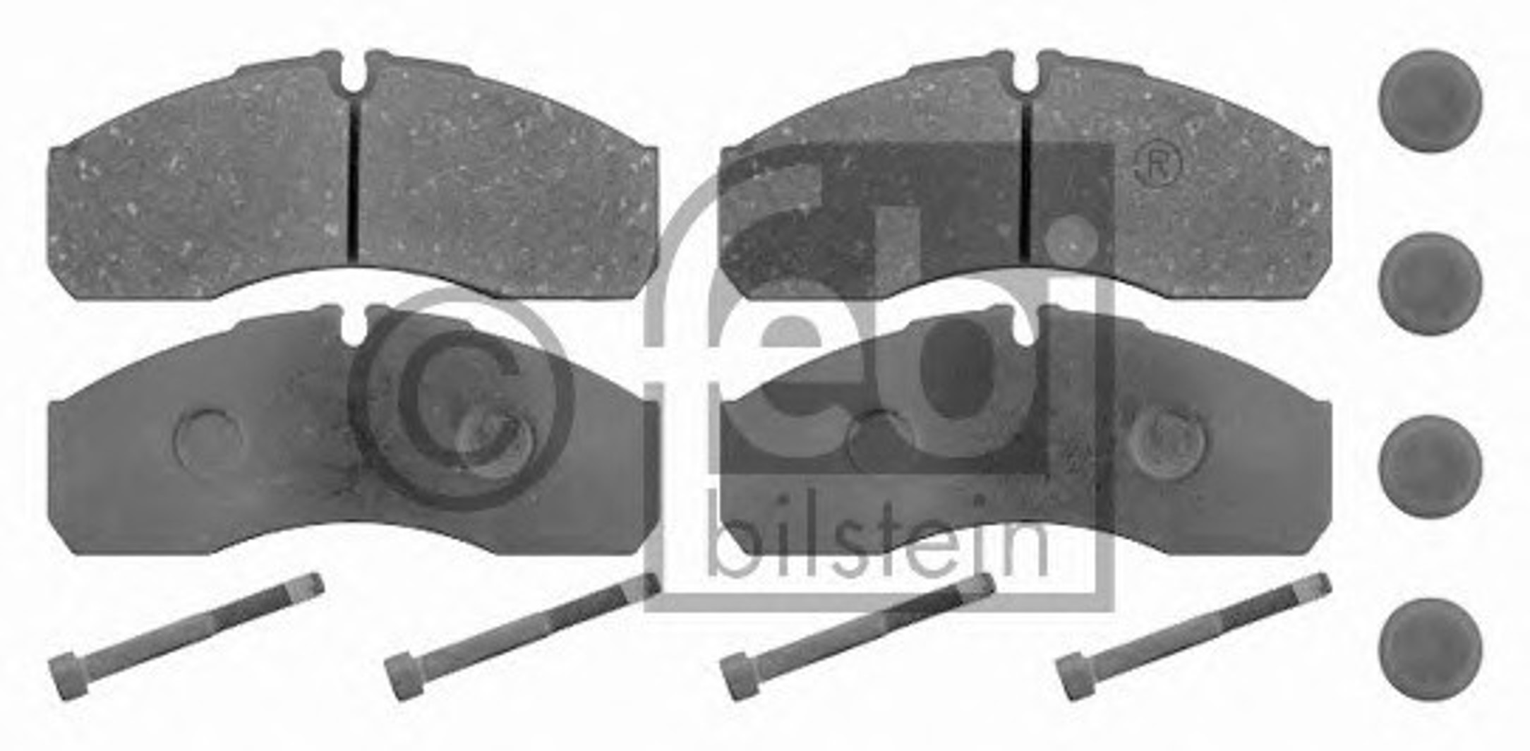 Колодки тормозные дисковые FEBI BILSTEIN 16706