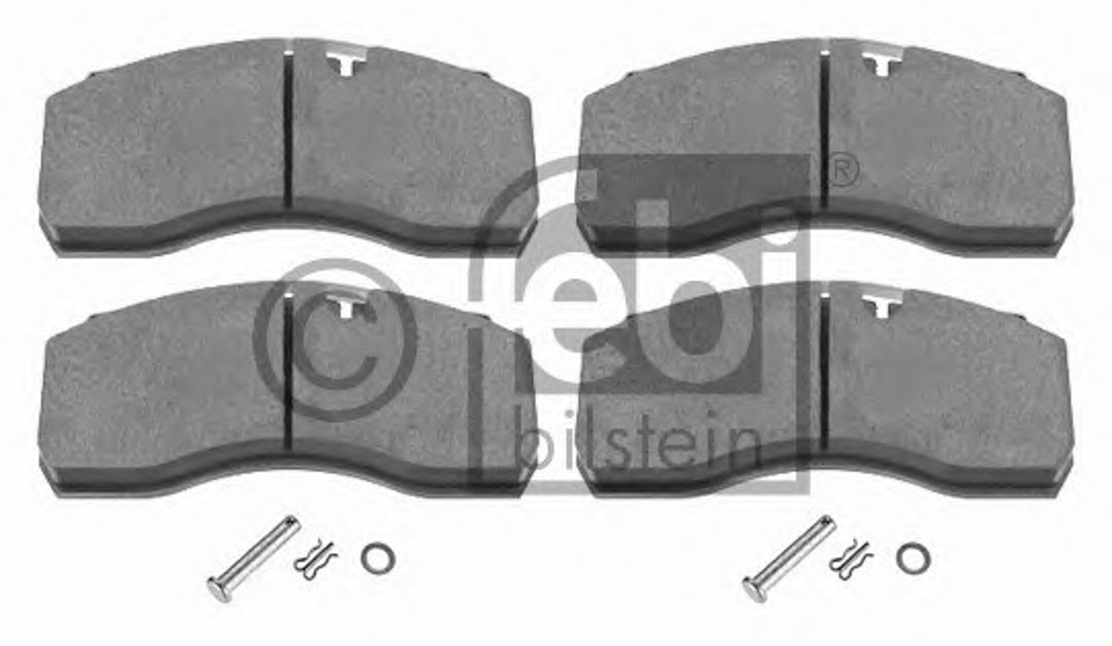 16719 FEBI BILSTEIN Колодки тормозные дисковые