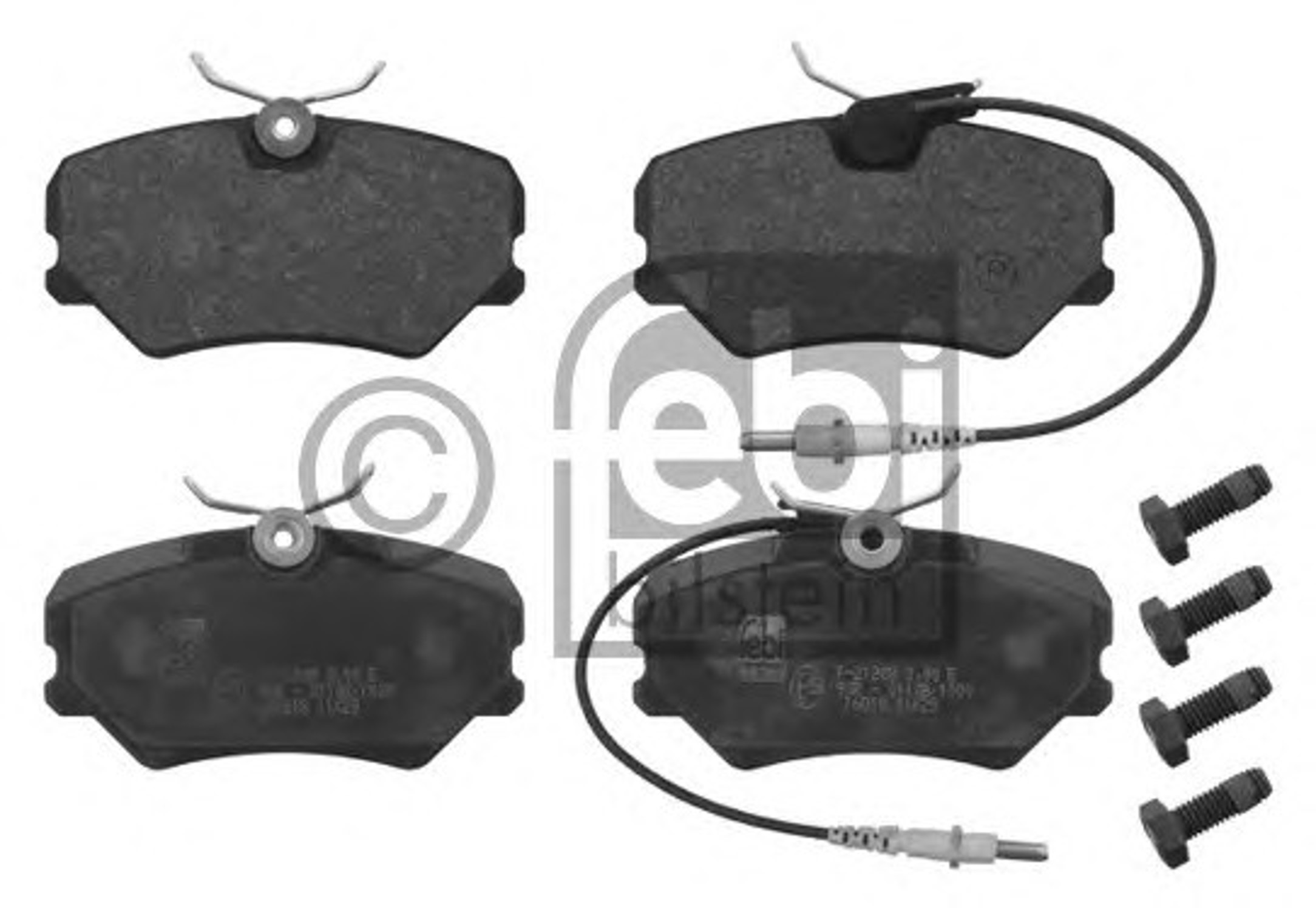 Колодки тормозные дисковые FEBI BILSTEIN 16818