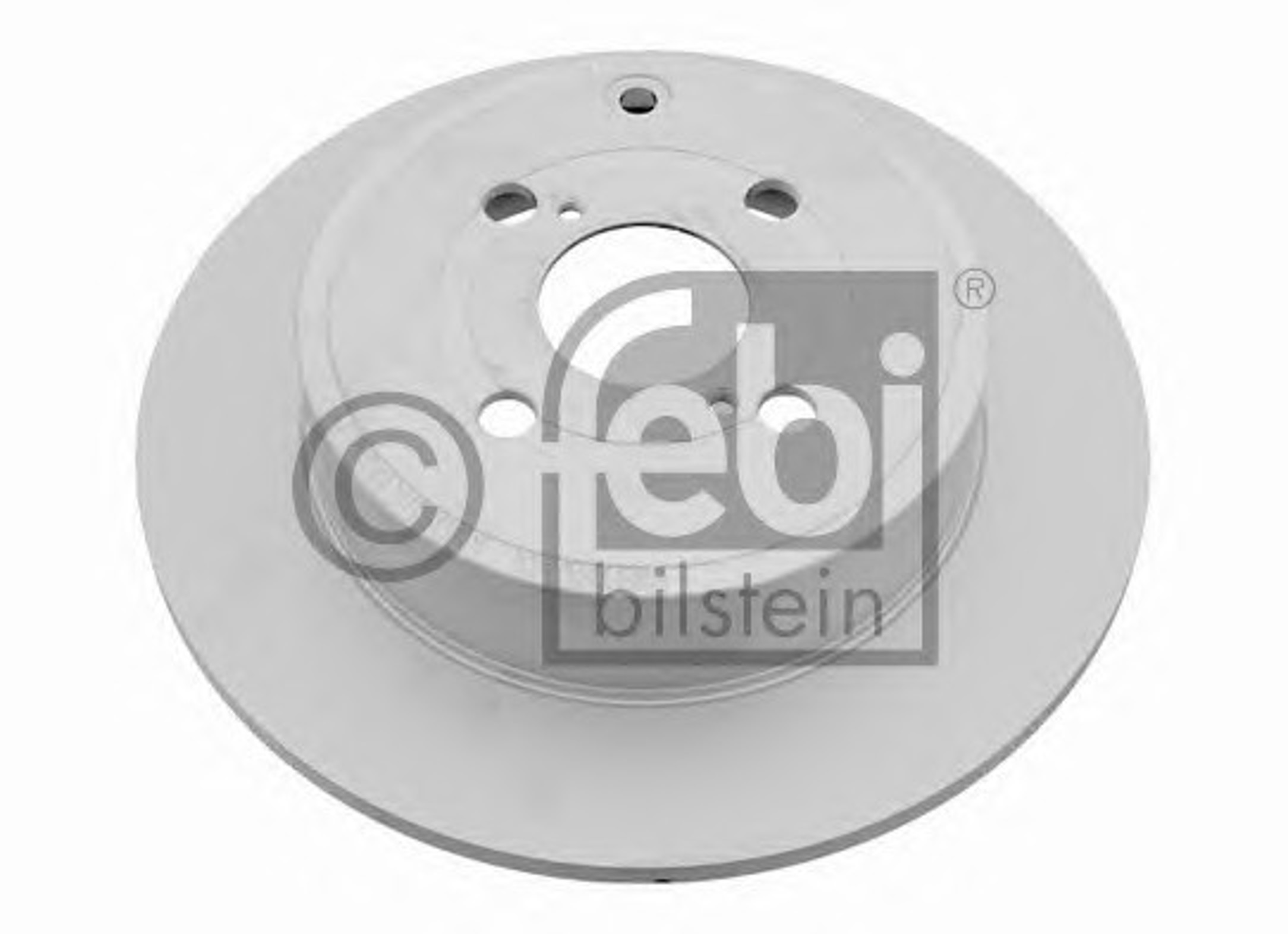 Диск торм toy corolla 00- зад не вент 279x9 FEBI BILSTEIN 26063