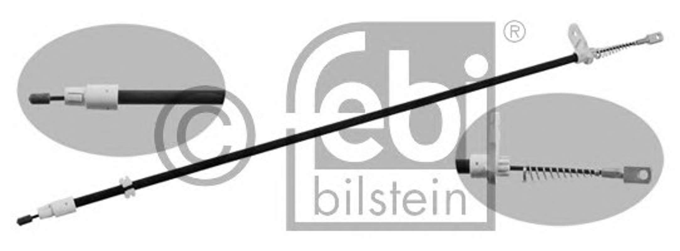 Трос стояночная тормозная система FEBI BILSTEIN 34907