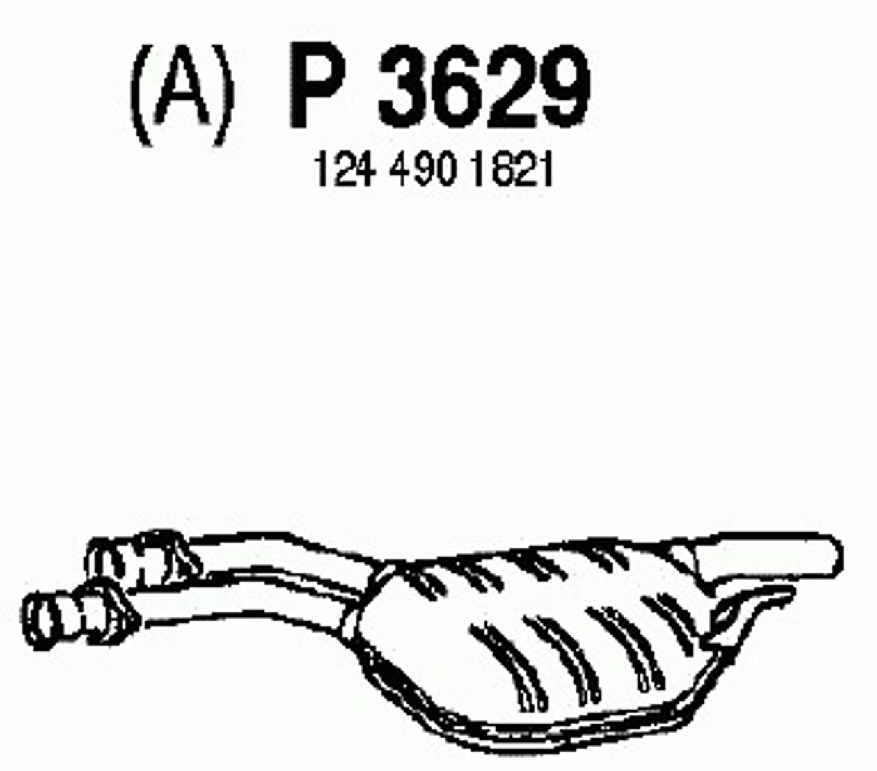 Глушитель FENNO P3629