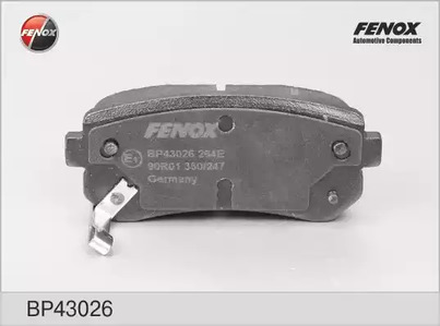 BP43026 FENOX Тормозные колодки