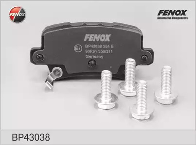 Тормозные колодки FENOX BP43038