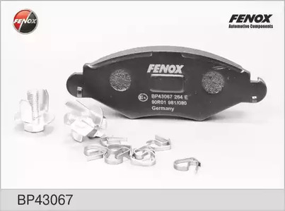 BP43067 FENOX Тормозные колодки