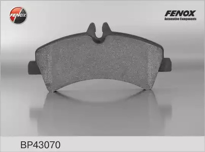 Комплект тормозных колодок дискового тормоза FENOX BP43070