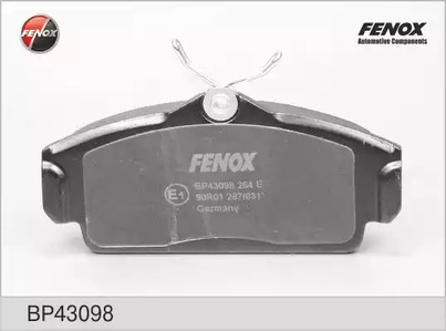 BP43098 FENOX Тормозные колодки