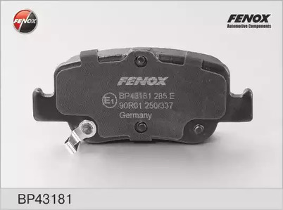 BP43181 FENOX Тормозные колодки