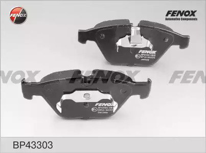 Колодки тормозные дисковые FENOX BP43303