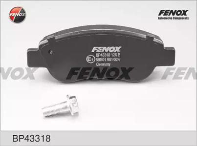 BP43318 FENOX Тормозные колодки