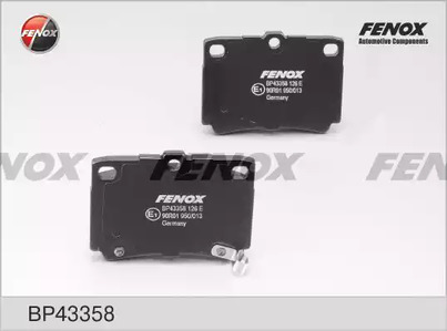 BP43358 FENOX Тормозные колодки