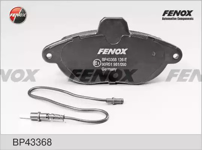 Колодки тормозные FENOX BP43368