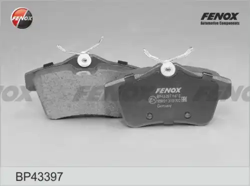 Bp43397 колодки тормозные дисковые задние FENOX BP43397