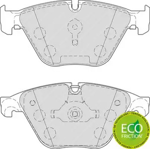 Колодки тормозные дисковые FERODO FDB4382