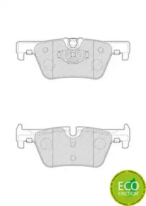 Колодки тормозные дисковые FERODO FDB4670