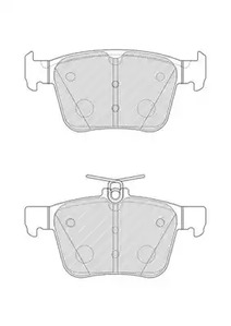 FDB4697 FERODO Колодки тормозные дисковые