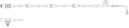 Датчик износа тормозных колодок FERODO FWI298