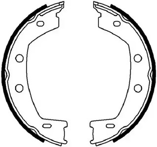 Колодки тормозные барабанные FERODO FSB4032