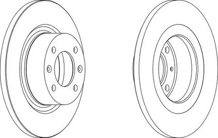 Диск тормозной FERODO DDF1157