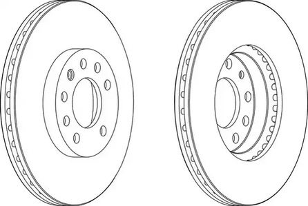 ДИСК ТОРМОЗНОЙ FERODO DDF1191C